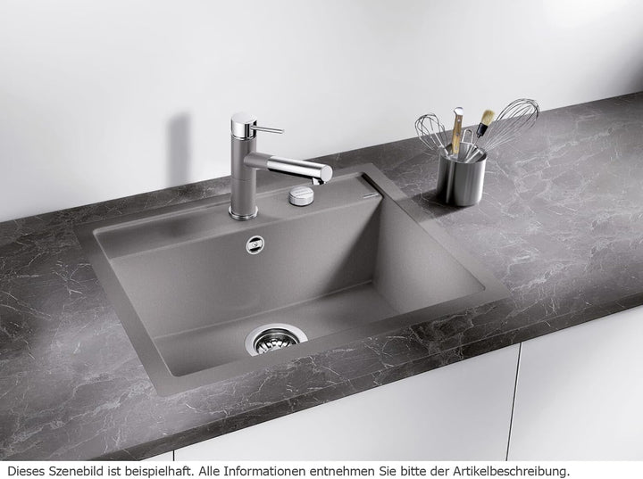BLANCO DALAGO 6-F | SILGRANIT vulkangrau | Einbauart: Flächenbündig | mit Ablauffernbedienung | 60er