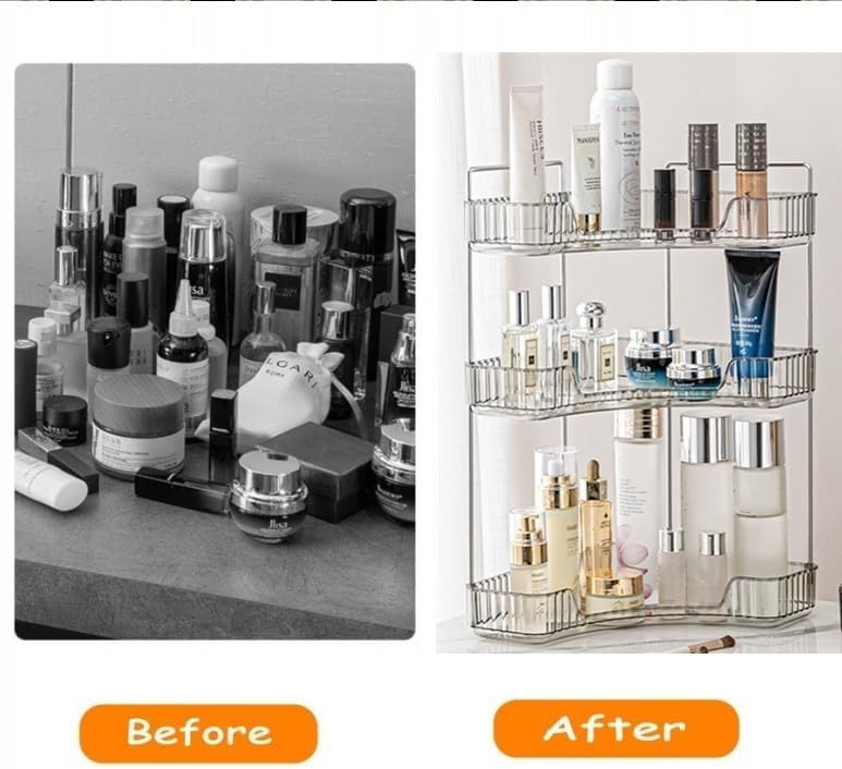 Make up Organizer, Kosmetik Organizer, Beauty Organizer, Hautpflege Organizer für Bad Schminktisch (