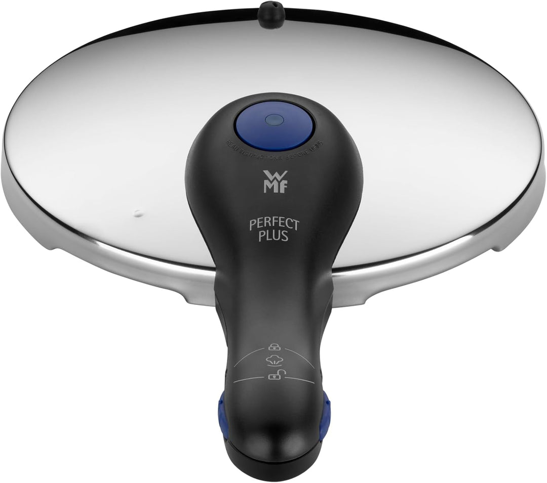 WMF Perfect Plus Ersatzdeckel für Schnellkochtopf, Dampfkochtopf 3l, 4,5l, 6,5l 8,5l, Cromargan Edel