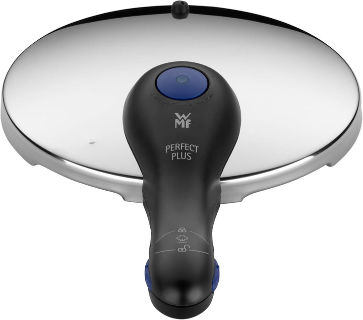 WMF Perfect Plus Ersatzdeckel für Schnellkochtopf, Dampfkochtopf 3l, 4,5l, 6,5l 8,5l, Cromargan Edel