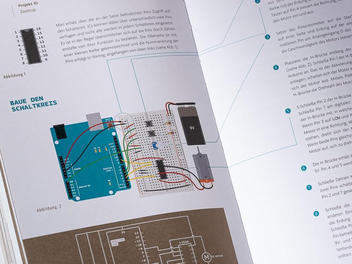 Official Arduino Starter Kit [K040007] (German Project Book) - Komplettset zum Erlernen von Elektron