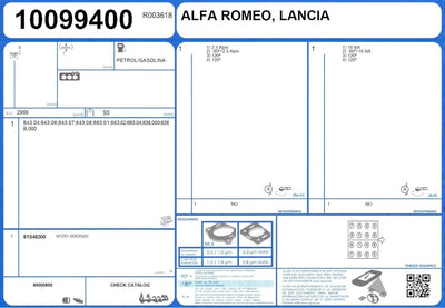 Ajusa 50148600 Dichtungsvollsatz, Motor