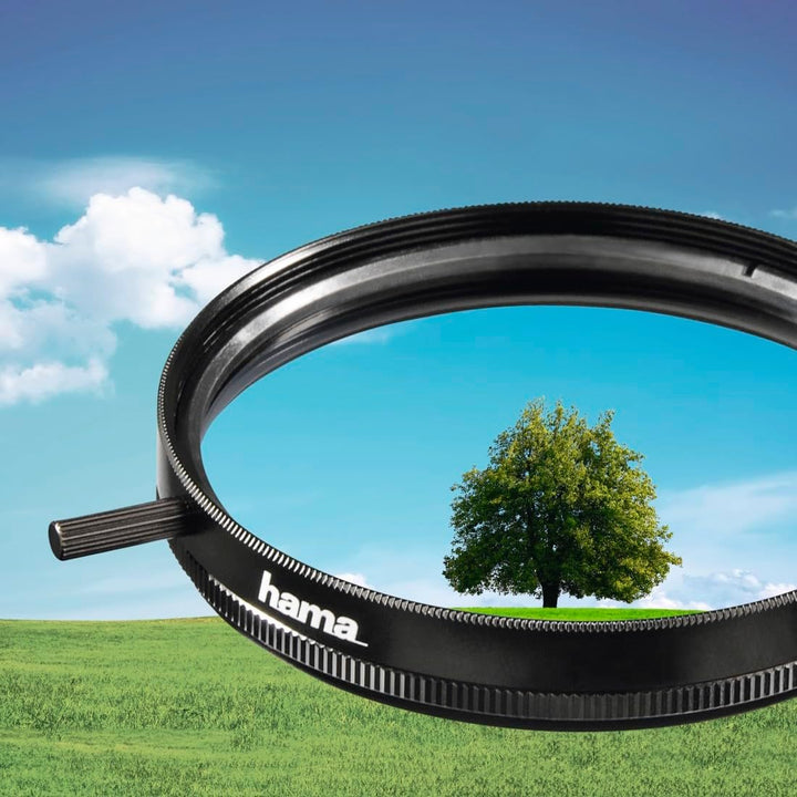 Hama Polarisationsfilter 62mm (Zirkularer Polfilter mit 4-fach Vergütung, Filter inkl. Filterbox) 62