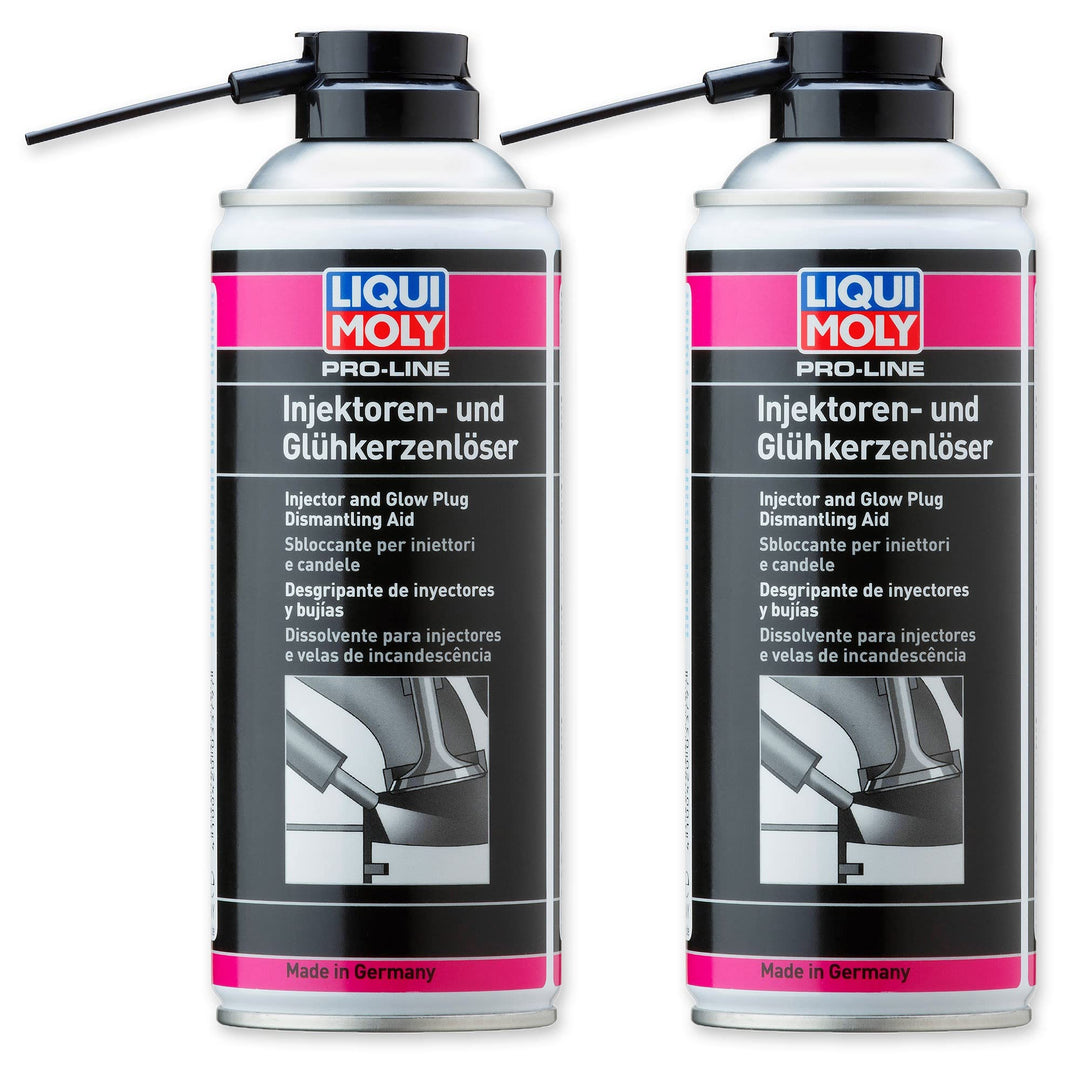 2x LIQUI MOLY 3379 Pro-Line Injektorenlöser Lösemittel Glühkerzen Zündkerzen