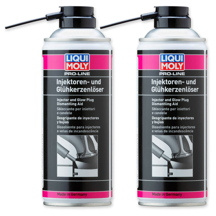 2x LIQUI MOLY 3379 Pro-Line Injektorenlöser Lösemittel Glühkerzen Zündkerzen