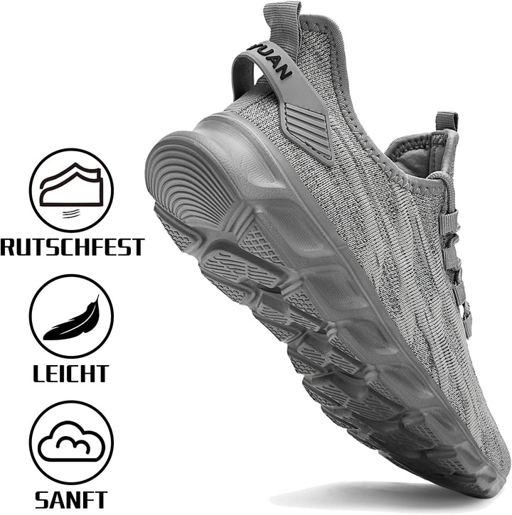 Linenghs Herren Schuhe Laufschuhe Turnschuhe Sportschuhe Sneaker Running Tennis Freizeit Strassenlau