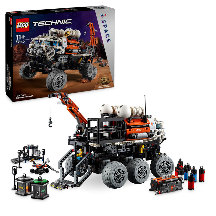 LEGO Technic Mars Exploration Rover, Weltraum-Spielzeug, basiert auf Raumfahrzeugen der NASA, Space