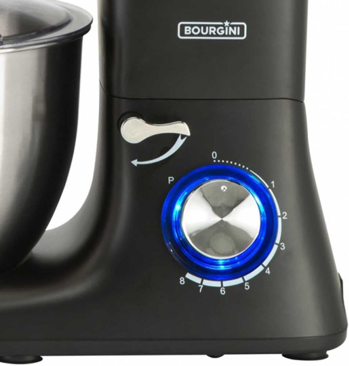 Bourgini Kitchen Chef Plus Grey 5.5L - Küchenmaschine (Schwarz)