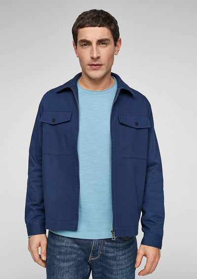 s.Oliver Herren Jacke 3XL Blau, 3XL Blau