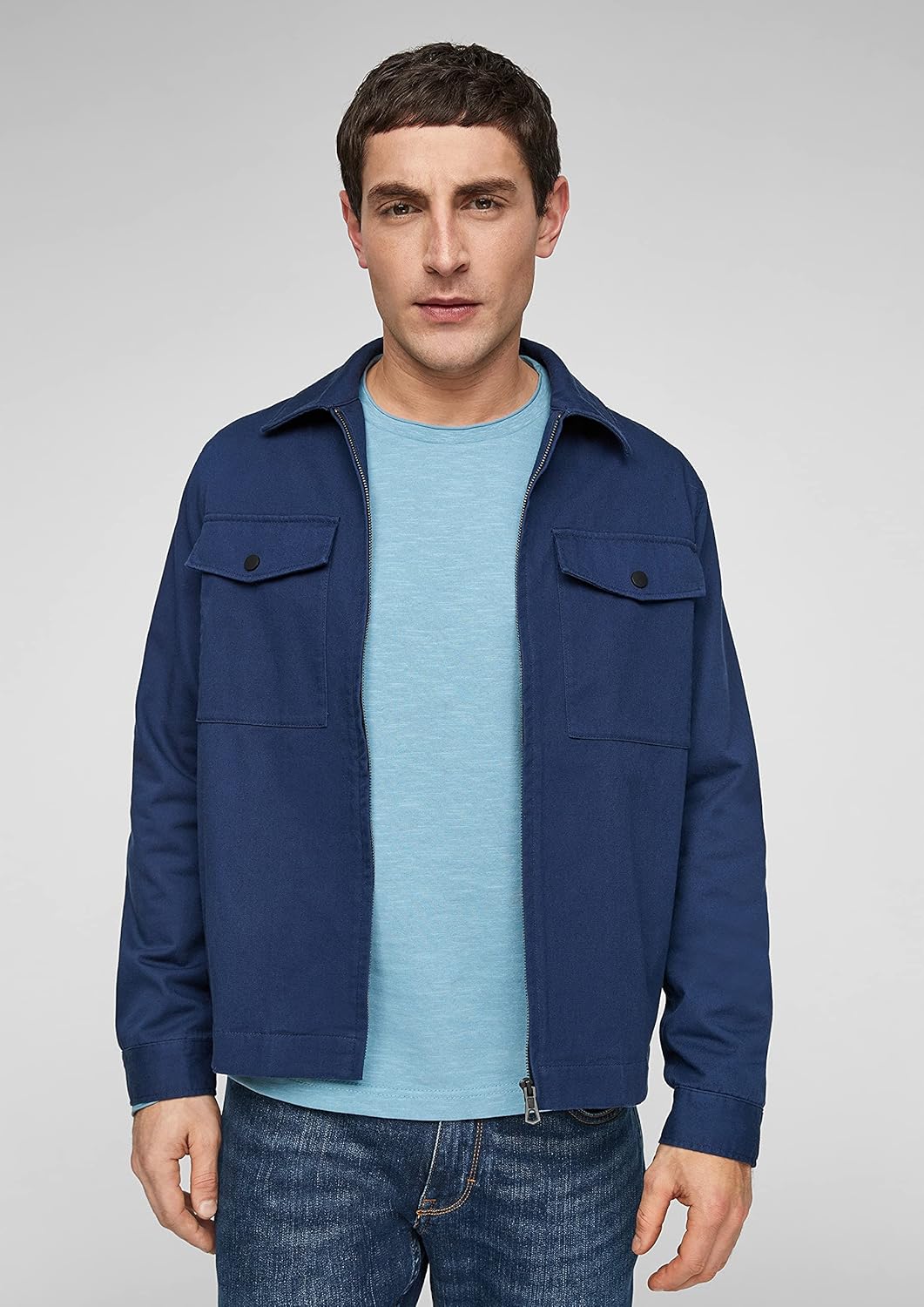 s.Oliver Herren Jacke 3XL Blau, 3XL Blau
