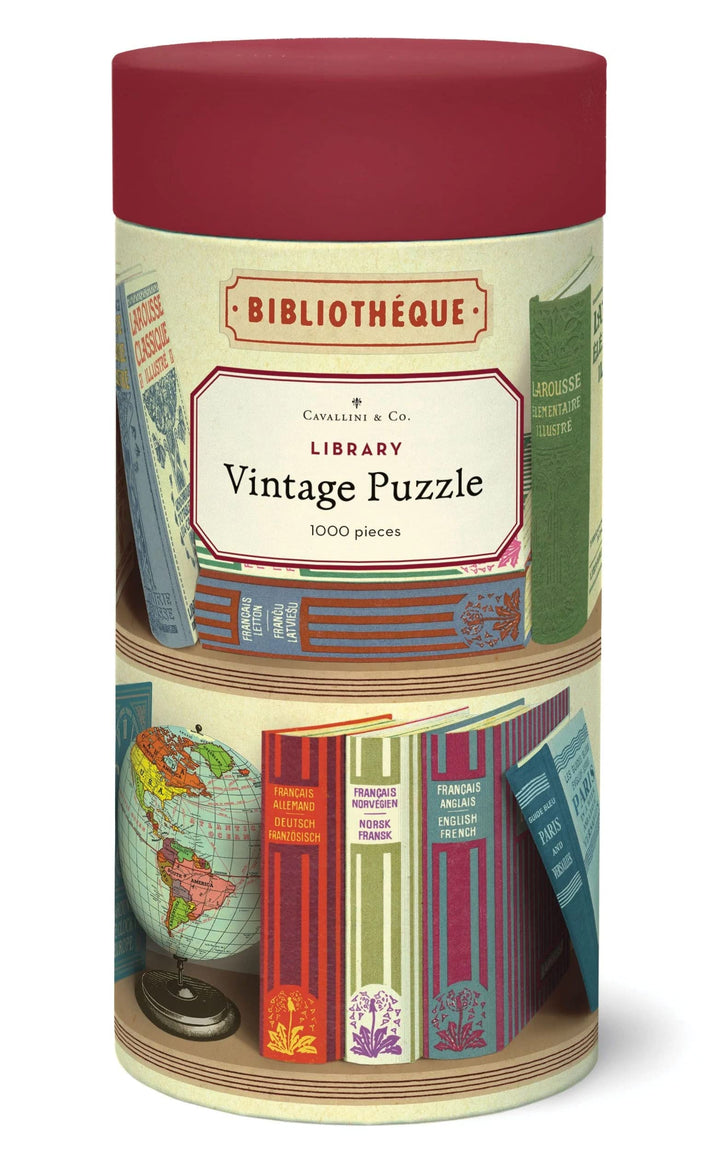 Cavallini 1000 Teile Puzzle Bibliotheksbücher (PZL/Buch)