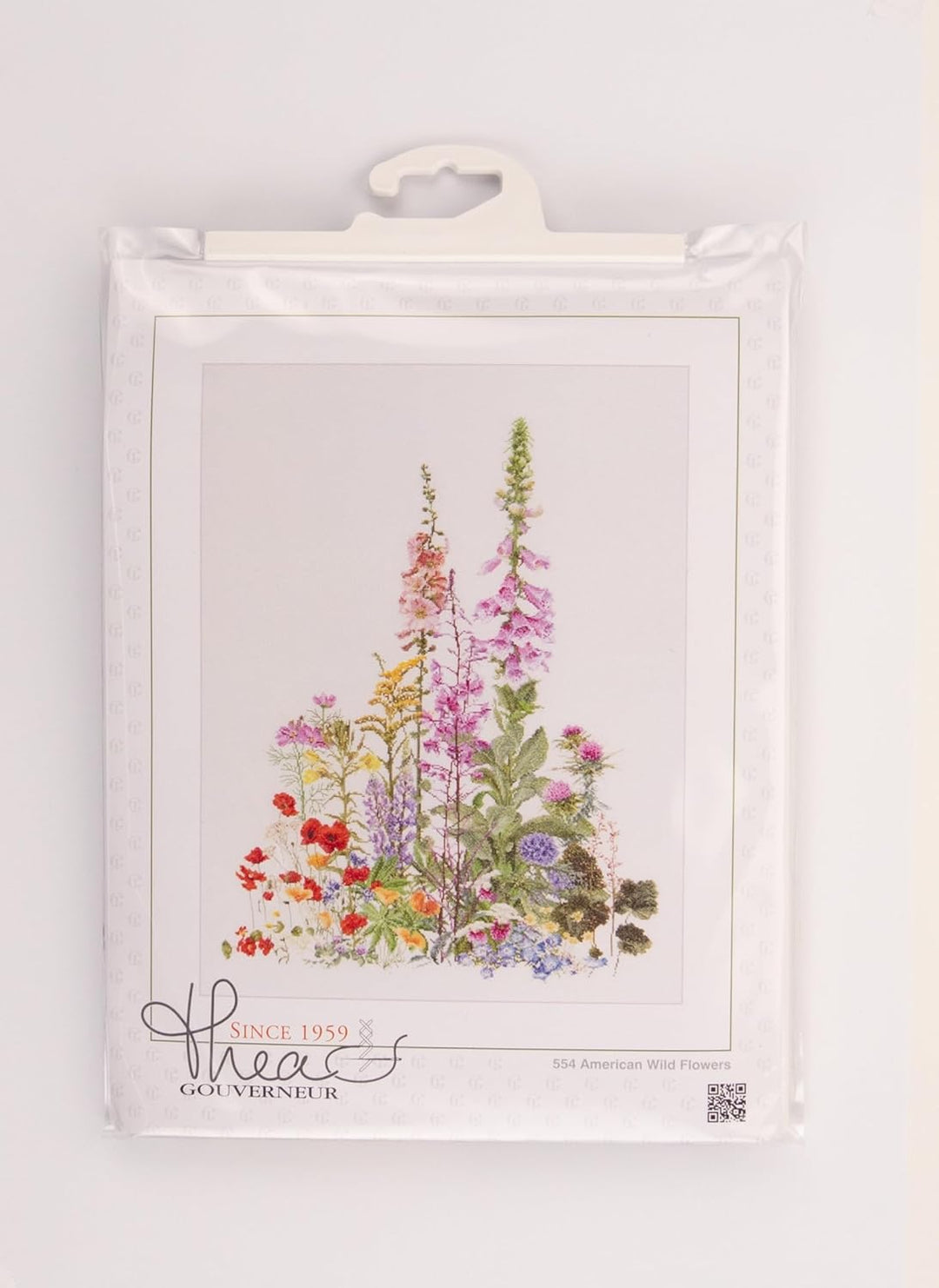 Thea Gouverneur - Kreuzstich-Set - Amerikanisce Wildblumen - Aida - 16 Count - Für Erwachsene - 554A