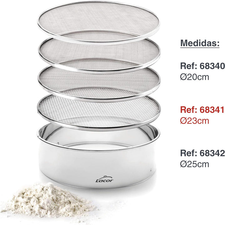Lacor 4 AUSTAUSCHBARE MASCHE-SIEB. 23 cm, 4