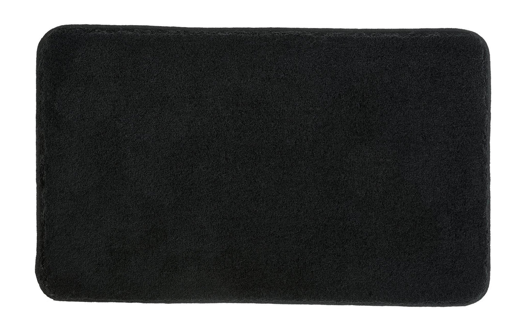 Kleine Wolke 5405926360 Badteppich Relax 60 x 100 cm schwarz, 60 x 100 cm Schwarz