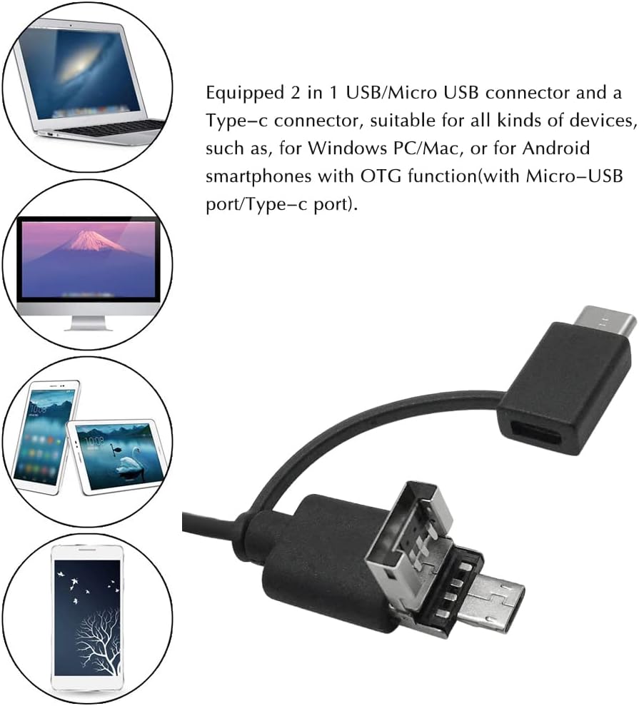 Tragbare Digital-USB-Mikroskop-Inspektions-Vergrösserungsglas IP67 imprägniern Kamera eingebaute 8 L