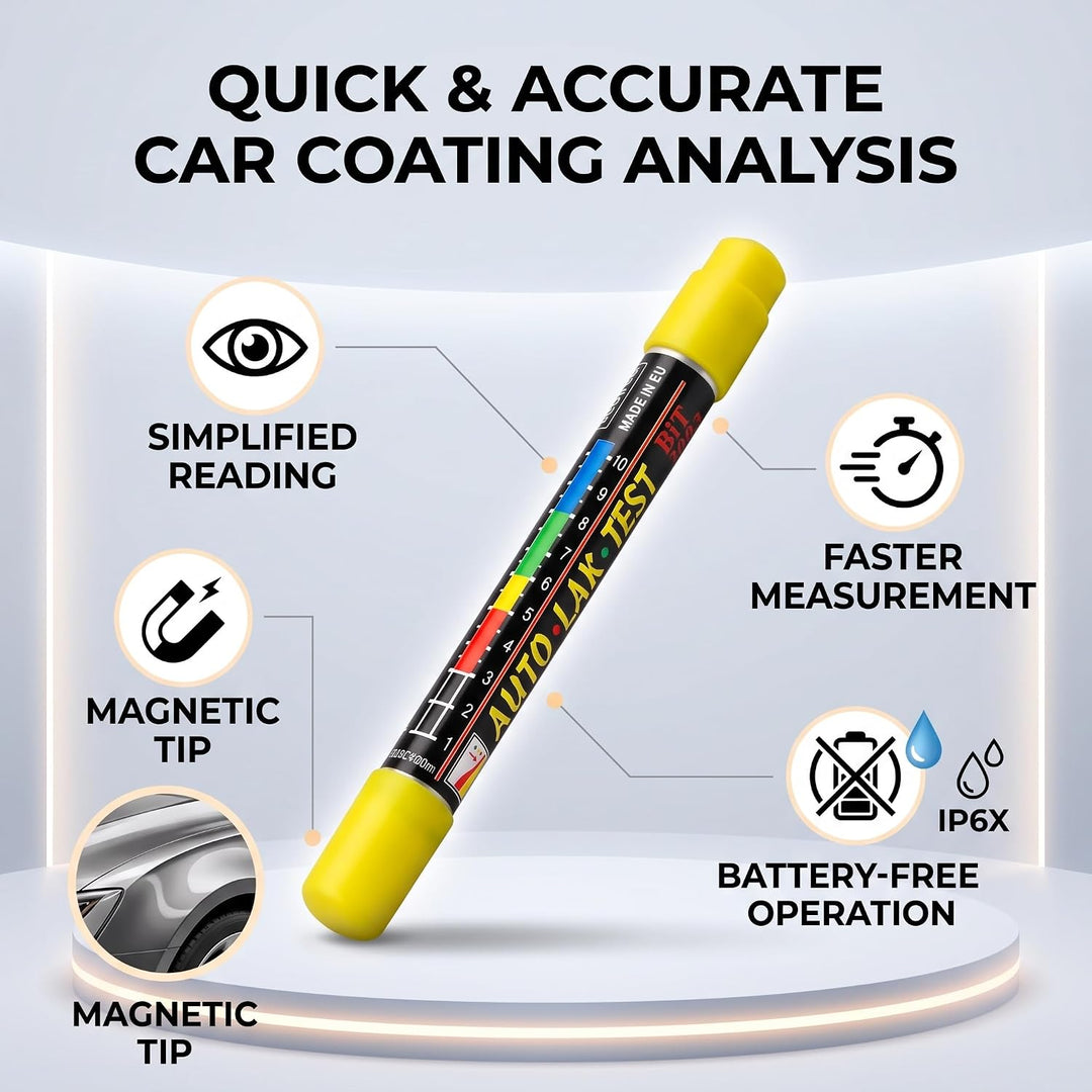 Lackdickenmessgerät Car Body Damage Detector Coating Test Pen für Automobile