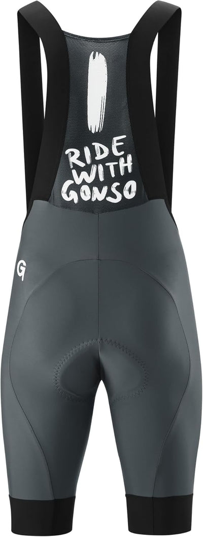 Gonso Herren Radhose SQlab GO M, kurze Fahrradhose mit Sitzpolster, Radlerhose tight fit Radlerhosen