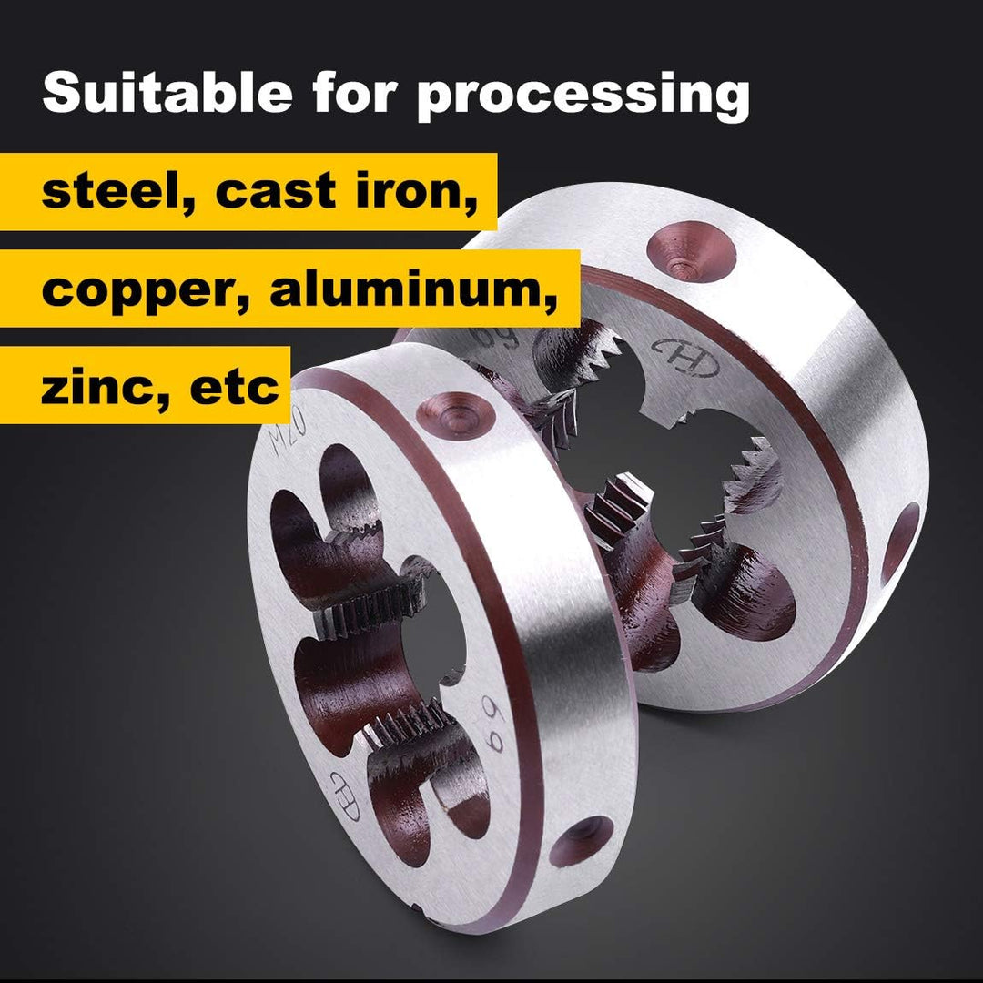 ATOPLEE Metric Rechtsgewinde Die [M20 1.0, 1pc] M20 X 1mm, M20 X 1mm