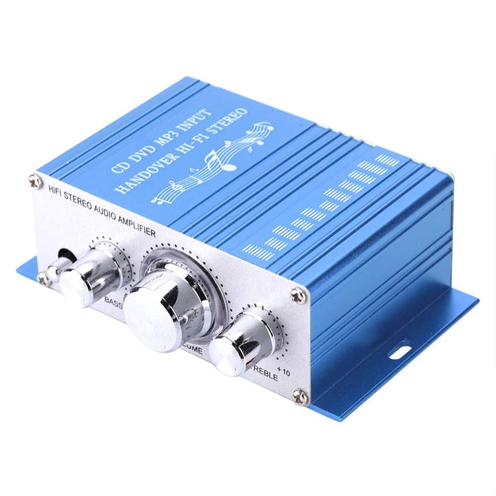 Bewinner Auto Amplifier,Digitaler Audio Vier Kanal Verstärker,HiFi Audio Musik CD DVD MP3 FM Player