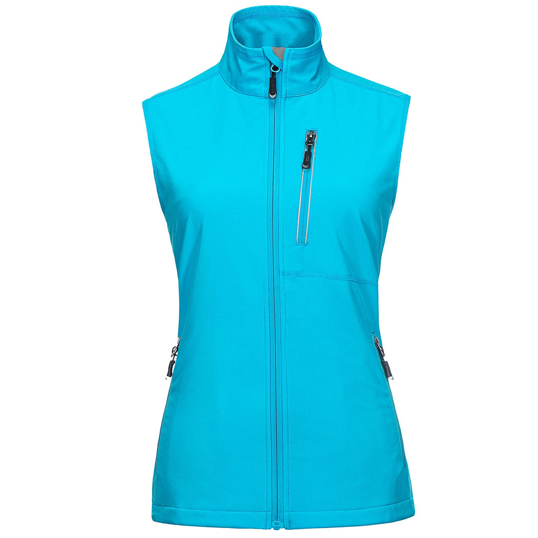 33,000ft Damen Leichte Laufweste Outdoor Softshell Weste Frau Ärmellose Jacke Winddichte Wasserdicht