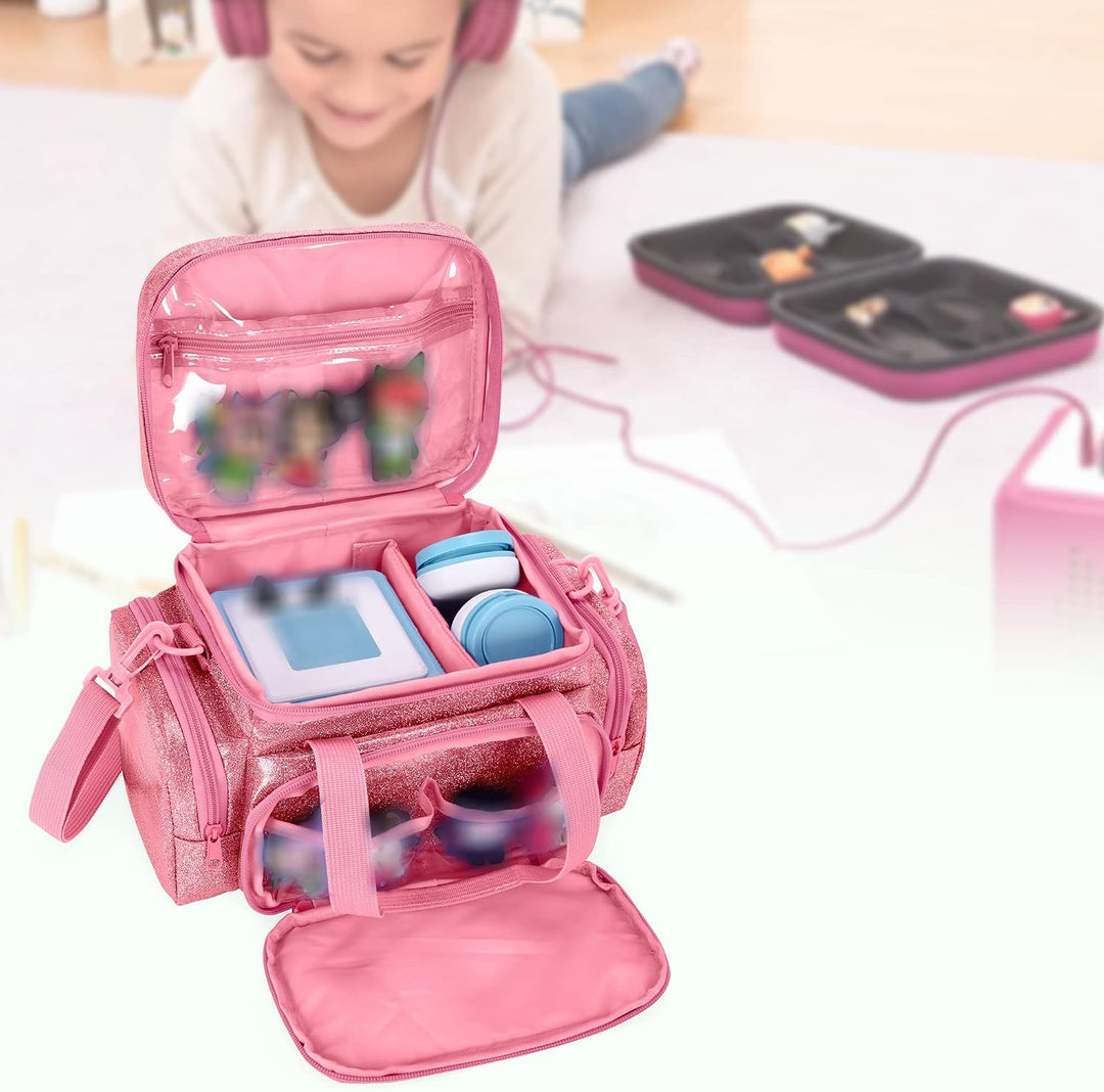 LoDrid Tragetasche kompatibel mit Tonie, Aufbewahrungstasche Organizer für Audio-Player-Set und Zube