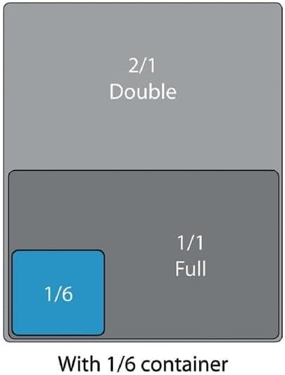 Vogue Polycarbonat Deckel GN1/6, Deckel GN 1/6., U248 176(L)x162(W)mm, 176(L)x162(W)mm
