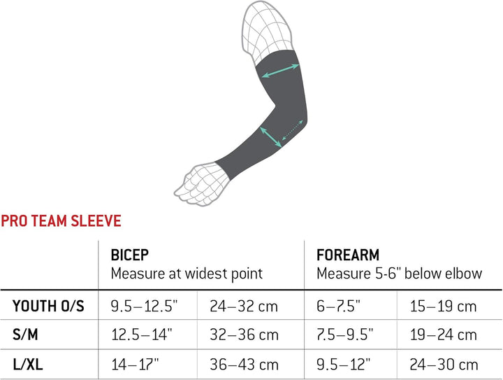 G-Form Padded Pro Team Basketball Sleeve - Arm Sleeves für Männer und Frauen L-XL Weiss, L-XL Weiss