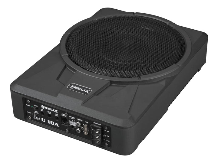 Helix U 10A - 25cm Auto Aktiv Unterbau/Untersitz/Underseat Gehäuse Subwoofer/Basskiste/Bassbox - 360