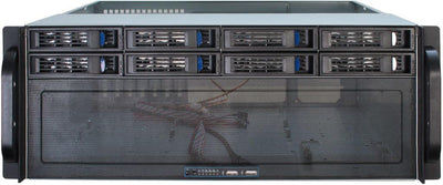 Inter-Tech 88887191 Case IPC Storage 4U-4408, o.PSU, Schwarz, Silber