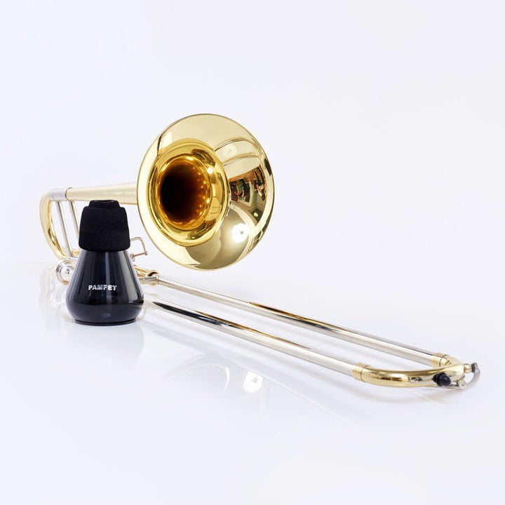 pampet Straight Mute für Waldhorn Horn Schwarz, Schwarz