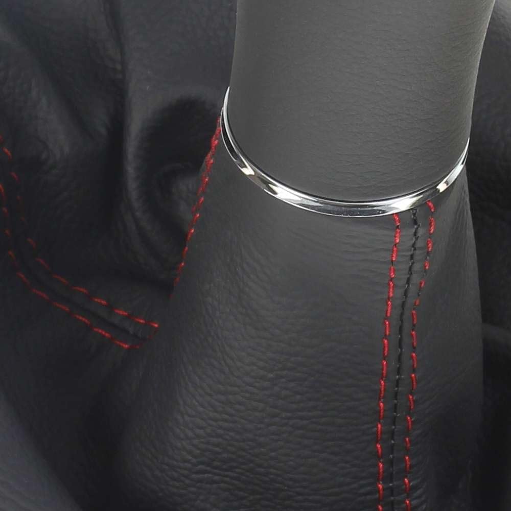 ICT Schaltknauf Schalthebel Schaltsack Schaltmanschette Leder kompatibel mit: Opel Corsa D 2006-2014