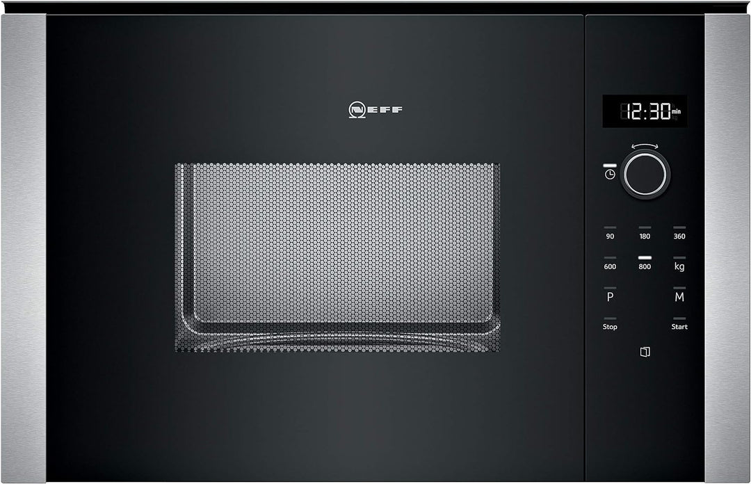 NEFF HLAWD23N0 Einbau-Mikrowelle N50 / 38,2 x 59,4 cm, Schwarz