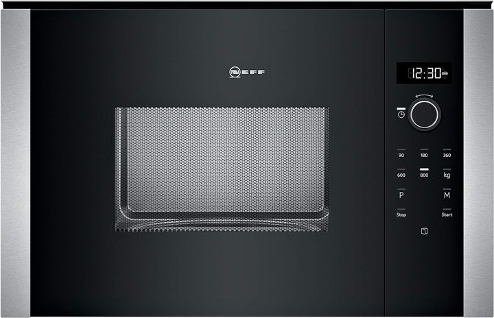 NEFF HLAWD23N0 Einbau-Mikrowelle N50 / 38,2 x 59,4 cm, Schwarz