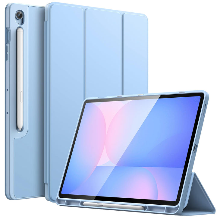 JETech Hülle für Samsung Galaxy Tab S10 FE Plus/S10 FE+ 13,1 Zoll mit S Pen Halter, Weiche TPU Tri-F