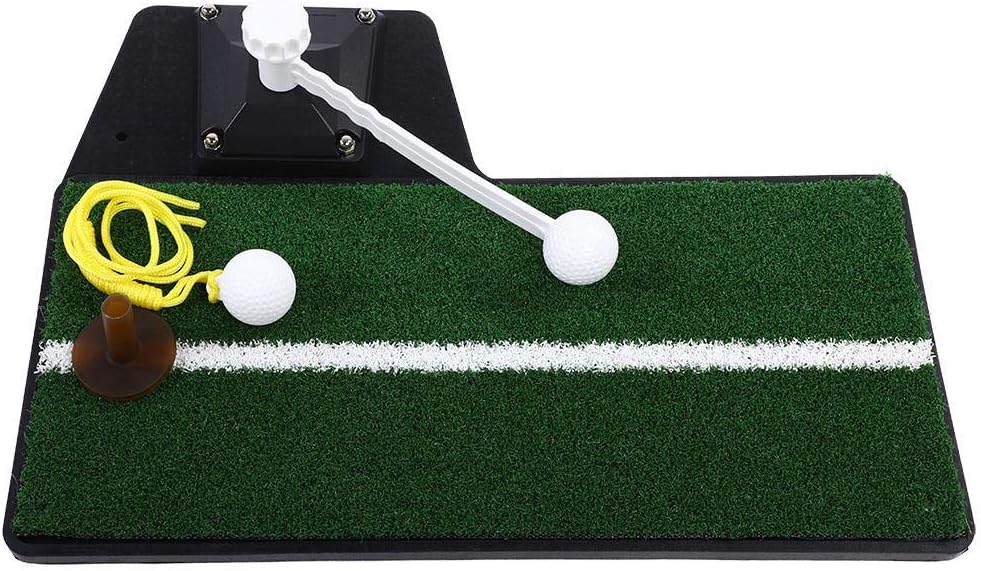 VGEBY Golf-Putting-Matte, Golfschwung-Trainingshilfe-Werkzeug Indoor-Golf-Übungs-Trainingsgerät