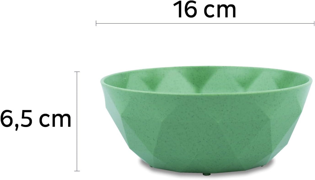 silwy® Super-Magnet-Bowl GREEN (2er-Set) HIGH-TECH-Kunststoff - perfekt für Camping, Caravaning und
