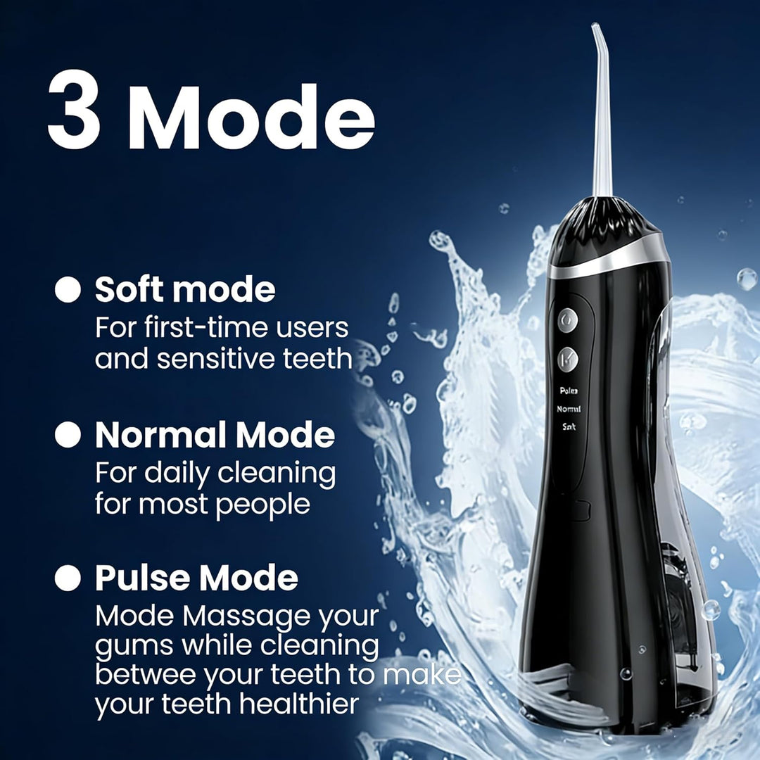 Zahnzwischenraumreiniger Elektrisch, Water Flosser, Wireless Oral Irrigator, Portable Electric Denta