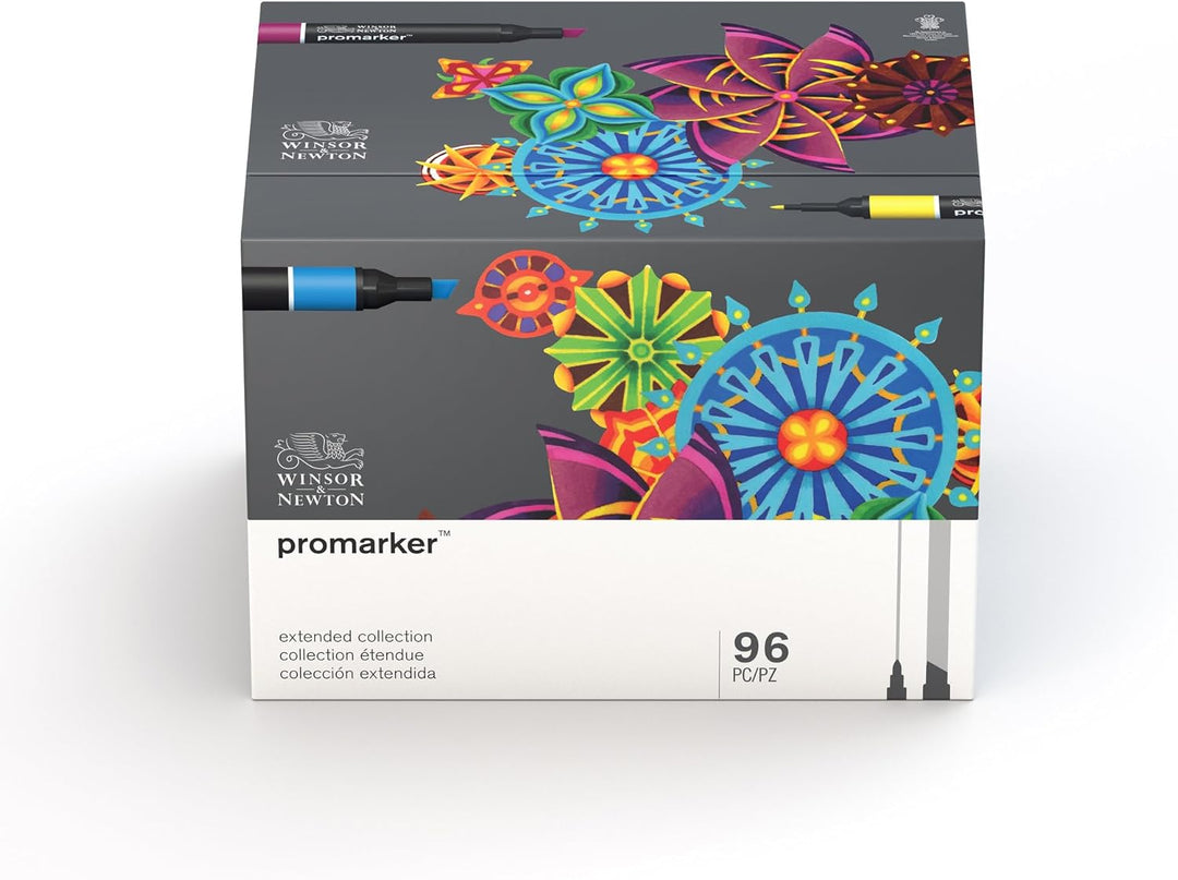 Winsor & Newton 0290152 ProMarker, Professioneller Layoutmarker - 2 Spitzen, fein und breit für Zeic