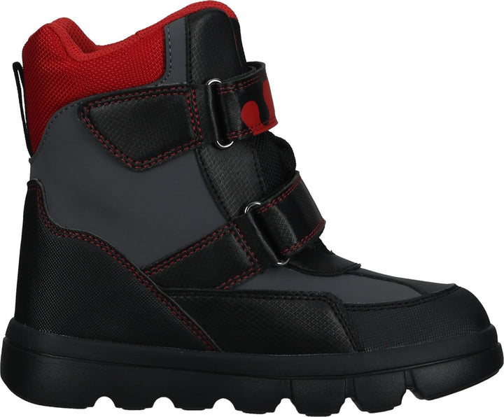 Geox Jungen J Willaboom Boy B Ab Ankle Boot 30 EU Black Red, 30 EU Black Red