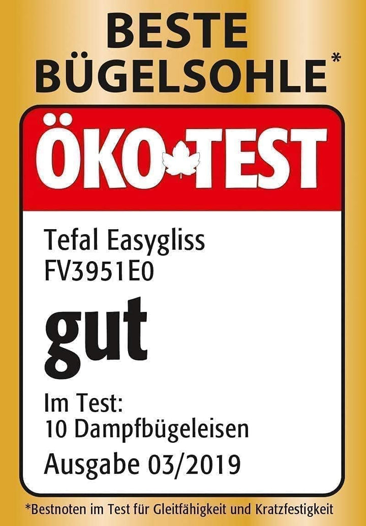 Tefal Durilium Profi Bügeleisen Dampfbügeleisen mit 190g Dampfstoss, Testsieger 2019 mit bester Büge