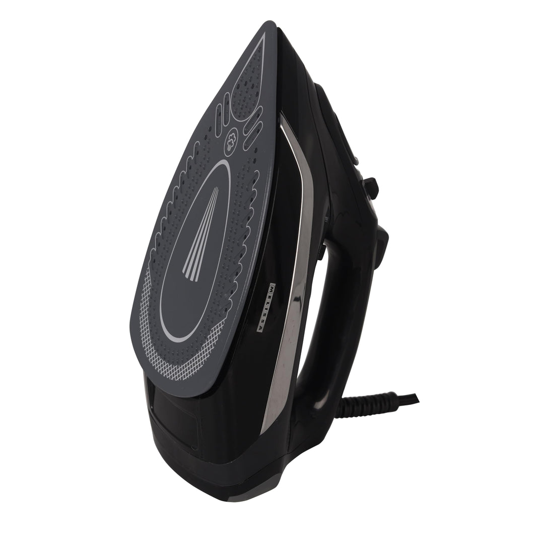 Melissa 16390057 Dampfbügeleisen 2500W – Keramische Bügelsohle, variabler Dampf 20-30 g/min, Trocken
