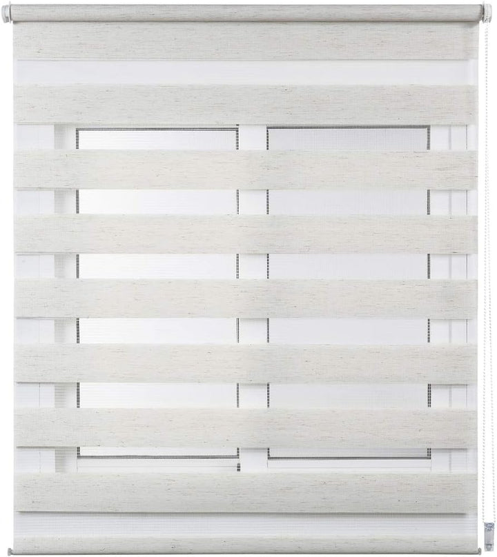 STORESDECO Doppelrollo Klemmfix ohne Bohren. Klemmrollo Einfache Montage, Zebra Rollo lichtdurchläss
