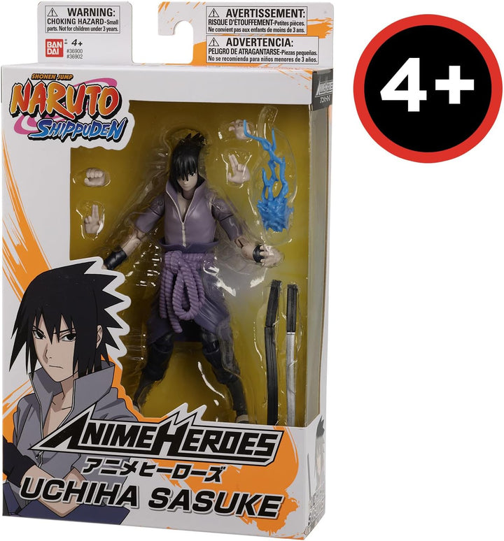 Anime Heroes – Naruto Shippuden – Anime Heroes Figur 17 cm – Sasuke Uchiwa – 36902, Sasuke