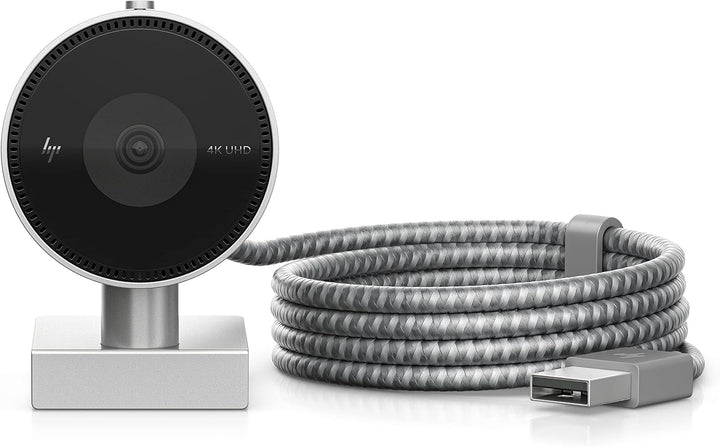 HP 950 4K Pro Streaming Webcam (USB 3.2 Gen 1 (3.1 Gen 1), KI-Face-Framing-Technologie, 1080p/4K Auf