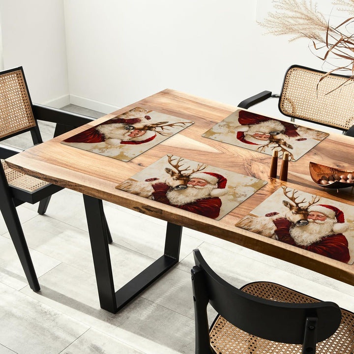 KitchenYeah© Platzsets Abwaschbar 6-Teilig 45x30 cm Tischsets Platzdeckchen Platzset Unterlage Tisch