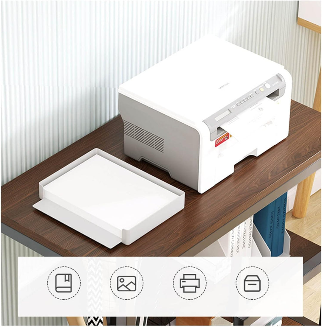 TOMYEUS Druckerständer Floor Drucker Stand Rack Office Desktop Kopierer Multifunktional Doppelschich