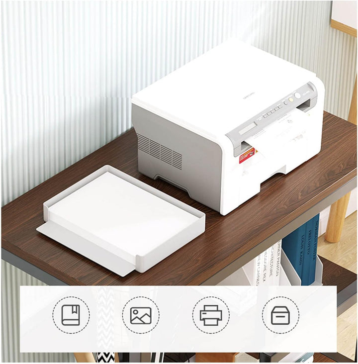 TOMYEUS Druckerständer Floor Drucker Stand Rack Office Desktop Kopierer Multifunktional Doppelschich