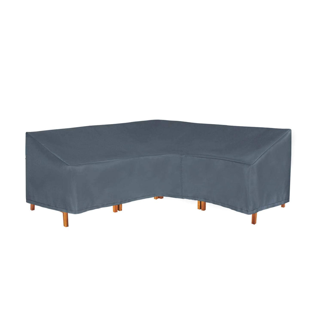 Hentex Cover Loungemöbel Abdeckhaube für L-Form Sofas，Wasserdichtes Atmungsaktives TPU Gewebe Abdeck