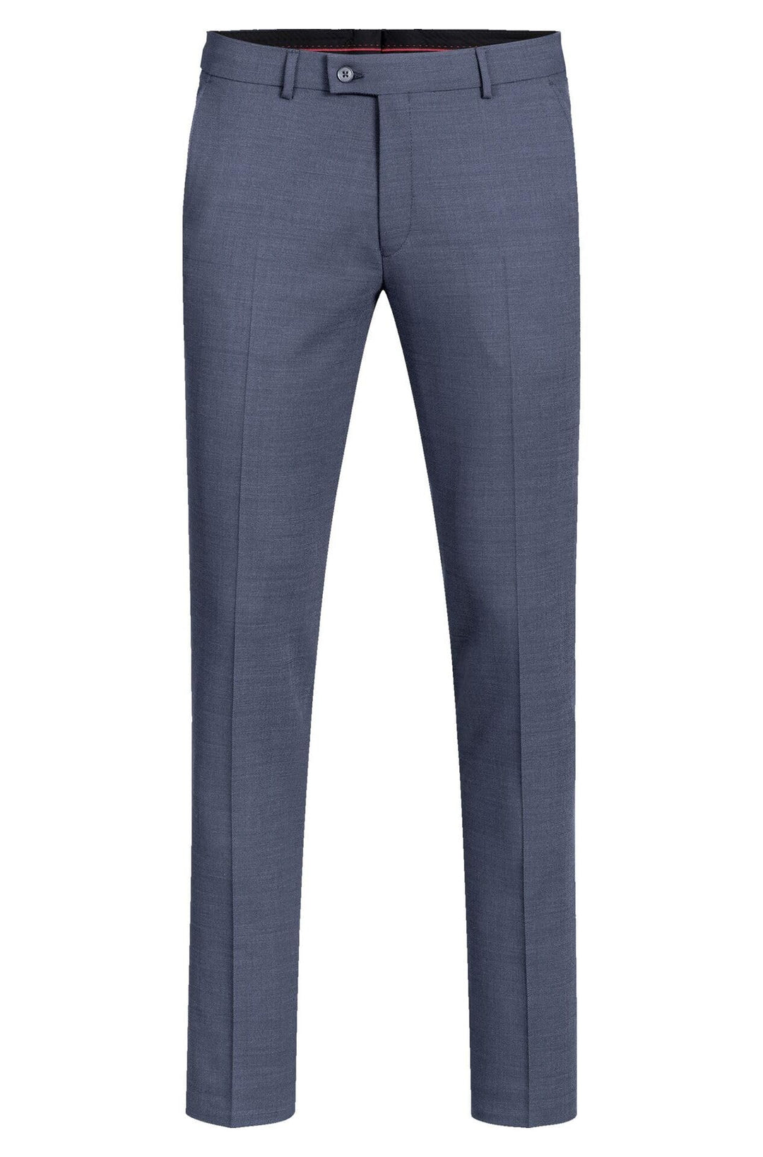 GREIFF Herren-Hose Slim Fit,modern with 37,5, Slim fit, 1327 42 Mittelblau Pinpoint, 42 Mittelblau P