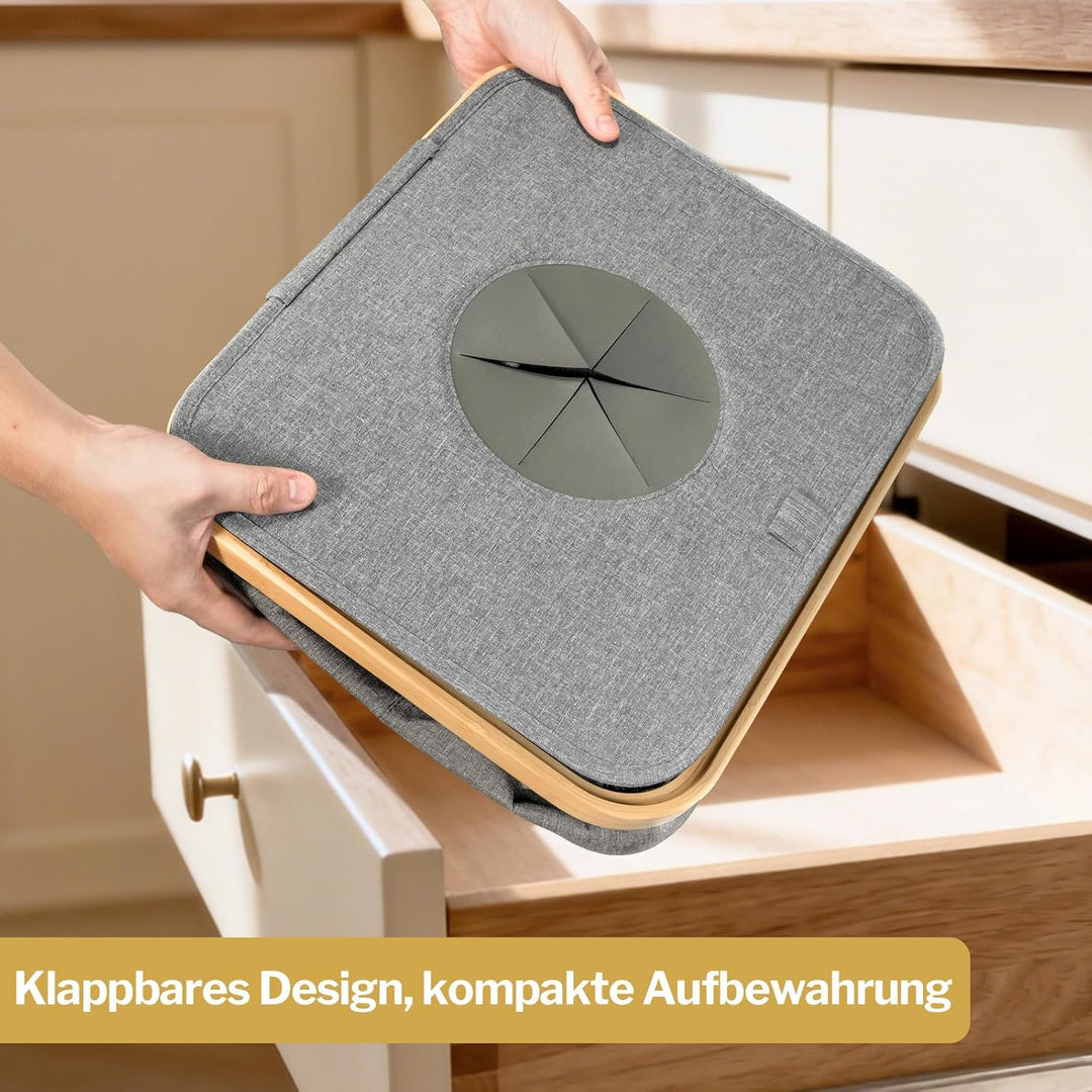100L Pfandflaschen Sammelbehälter [INKL. TRAGETASCHE], Flaschensammler Leergut, PET Flaschen Pfandbe